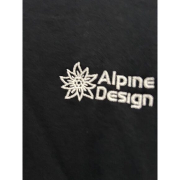 NEW Alpine Design Men's Logo Fleece Hoodie, S, Deep Charcoal MSRP - Picture 3 of 4